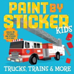 Paint by Sticker Kids: Trucks Trains and More | ISBN 9781523529131 | Kalimat Store