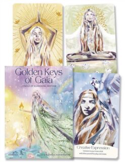 Golden Keys of Gaia: Oracle of Elemental Wisdom (50-Card Dec | ISBN 9781646712090 | Kalimat Store