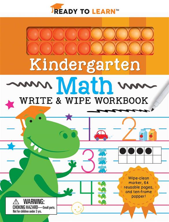 Kindergarten Math (Write&Wipe Workbook) | ISBN 9781667206615 | Kalimat Store
