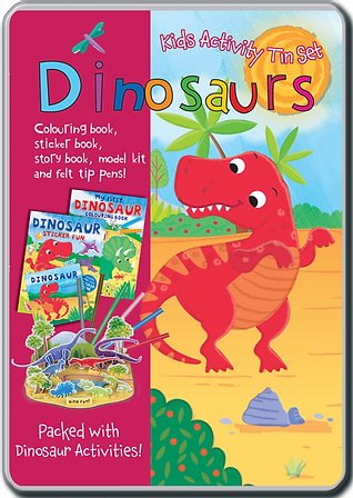 Dinosaur - Kids Activity Tin Set | ISBN 9781786905987 | Kalimat Store