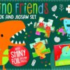 Dino Friends Book and Jigsaw B | Toys & Games | Kalimat Store