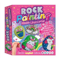 Rock Painting: Neon Unicorn | ISBN 9781802491920 | Kalimat Store
