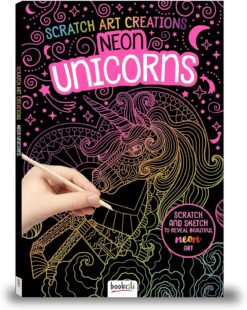 Scratch Art Creations: Neon Unicorns | ISBN 9781802494167 | Kalimat Store