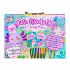 Colour & Carry: Cute Axolotls Activity Case | ISBN 9781802499148 | Kalimat Store