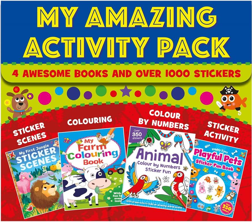 Ultimate Activity Wallet: My Amazing Activity Pack (4 Books | ISBN 9781803683324 | Kalimat Store