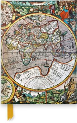 Pieter van den Keere: Antique Map of the World (Foiled Journ | ISBN 9781804176238 | Kalimat Store