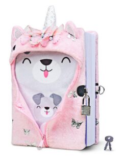 Diary: Plush Hoodie Unicorn Puppy | ISBN 9781805444220 | Kalimat Store