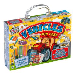 Colour & Carry: Vehicles Fun Case | ISBN 9781836531449 | Kalimat Store