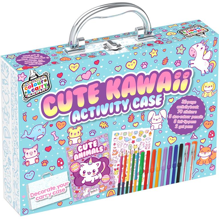 Colour & Carry: Cute Kawaii Activity Case | ISBN 9781836535539 | Kalimat Store