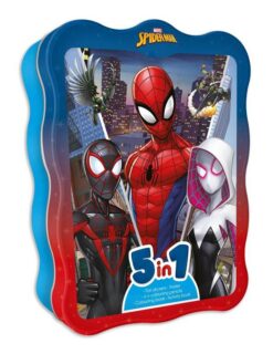 Marvel Spider-Man: 5-in-1 Activity Kit (Happiest Tin) | ISBN 9781837713820 | Kalimat Store