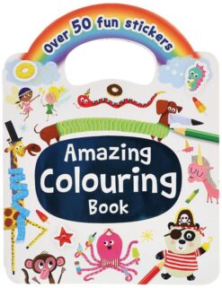 Amazing Colouring Book (Over 50 Fun Stickers) | ISBN 9781838522582 | Kalimat Store