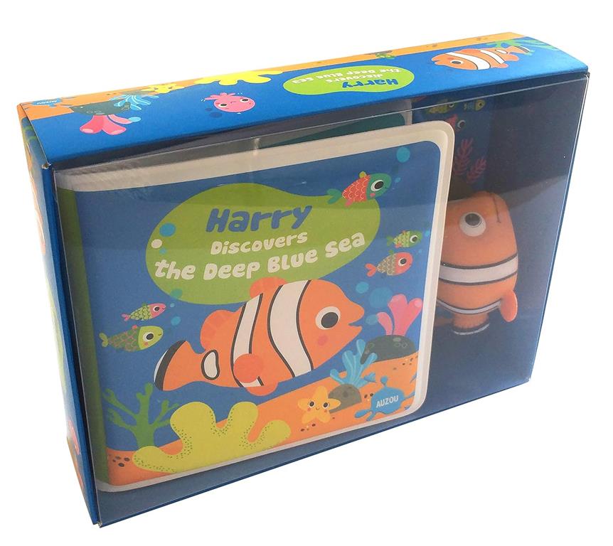 My First bath book: Harry Discovers the Deep Blue Sea (Box e | ISBN 9782733855089 | Kalimat Store