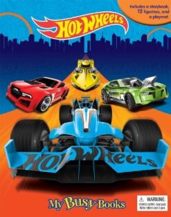 Hot Wheels My Busy Books: Storybook, Figurines, Playmat | ISBN 9782764324745 | Kalimat Store