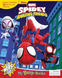 Marvel Spidey and his Amazing Friends My Busy Books: Storybook, 10 Figurines, Playmat | ISBN 9782764357538 | Kalimat Store