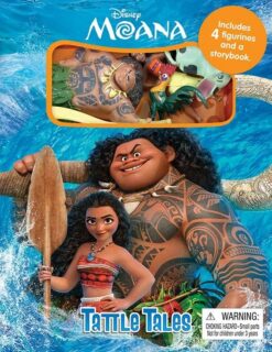 Disney Moana Tattle Tales: Storybook and 4 Figurines | ISBN 9782764370957 | Kalimat Store