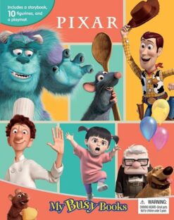 Disney Pixar My Busy Books: Storybook, 10 Figurines, Playmat | ISBN 9782764371008 | Kalimat Store