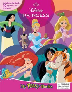 Disney Princess My Busy Books: Storybook, 10 Figurines, Playmat | ISBN 9782764371015 | Kalimat Store