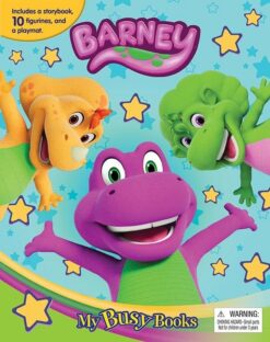 Barney My Busy Books: Storybook, 10 Figurines, Playmat | ISBN 9782764371817 | Kalimat Store