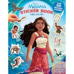Disney Moana Sticker Book Treasury: Over 350 Reusable Stickers, 6 Books in 1 | ISBN 9782764372814 | Kalimat Store