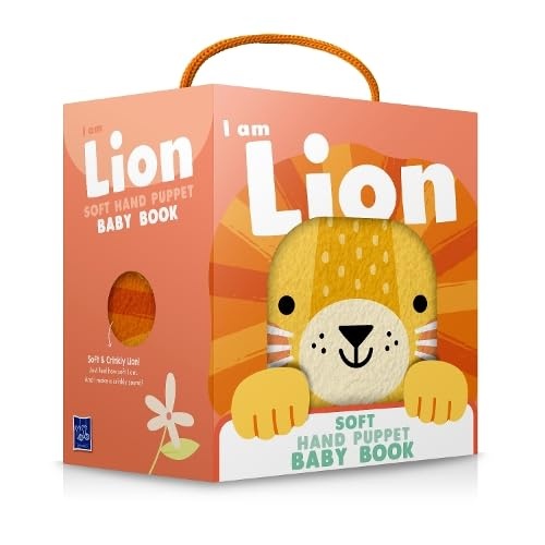 Soft Hand-Puppet Baby Book: Lion | ISBN 9789465056036 | Kalimat Store