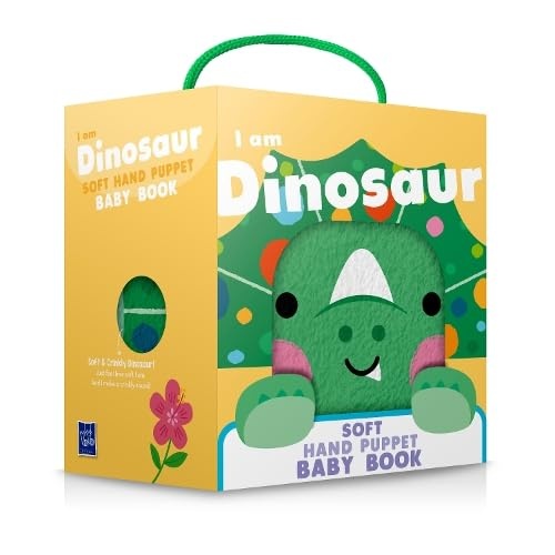 Soft Hand-Puppet Baby Book: Dino | ISBN 9789465056043 | Kalimat Store