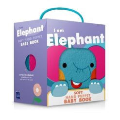 Soft Hand Puppet Baby Book: Elephant | ISBN 9789465056067 | Kalimat Store
